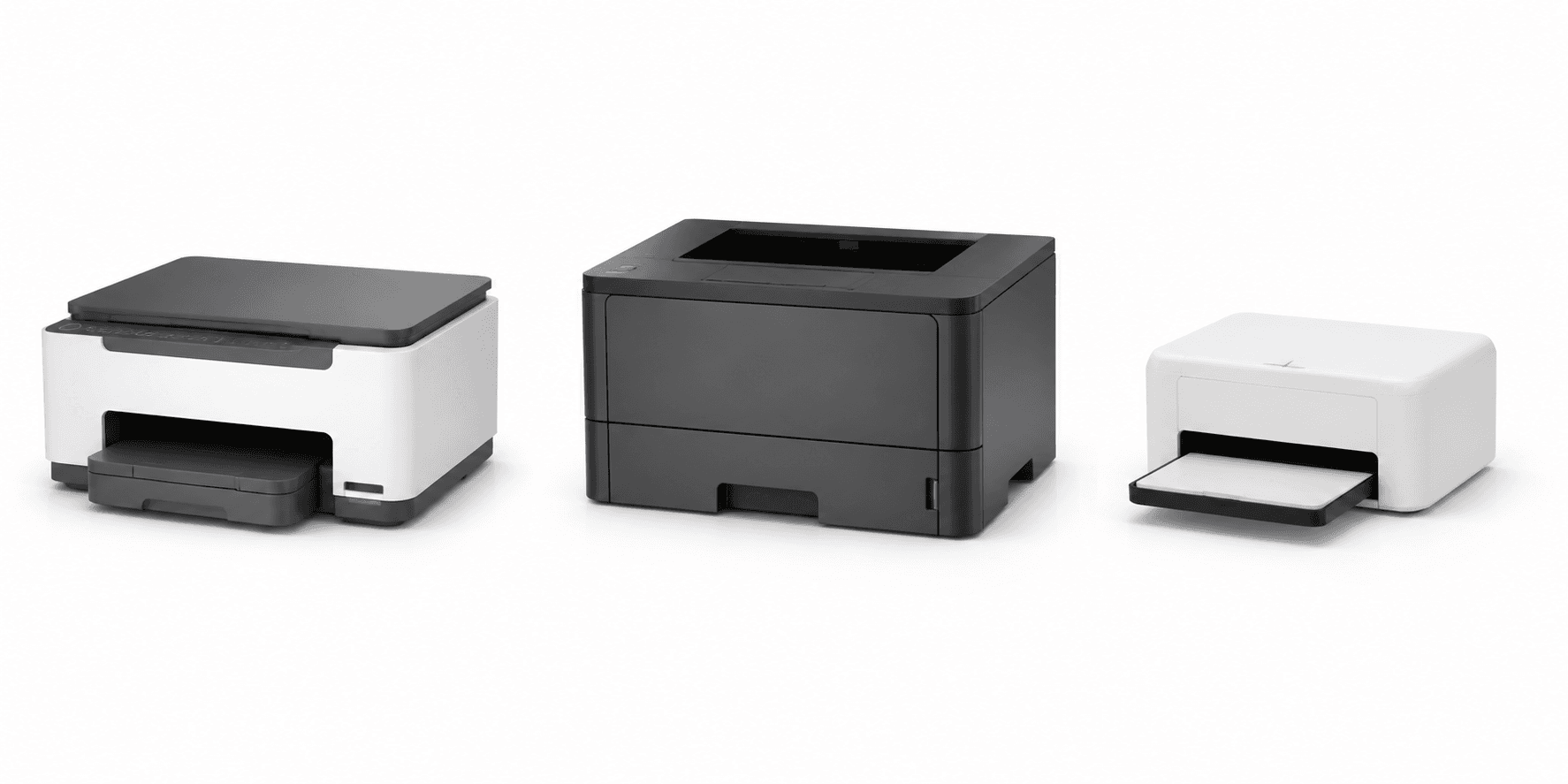 Compact all-in-one printer