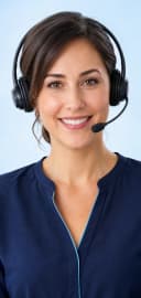 Prinntify customer support representative wearing a headset